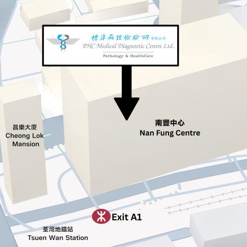 Tsuen Wan 荃湾 Location Map 位置图